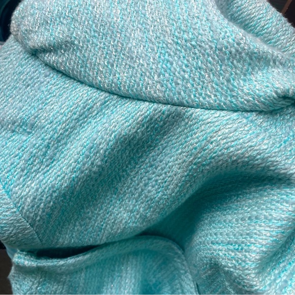 Talbots | Tweed Aqua Structured Button Down Blazer/ Suit Jacket - Picture 3 of 9